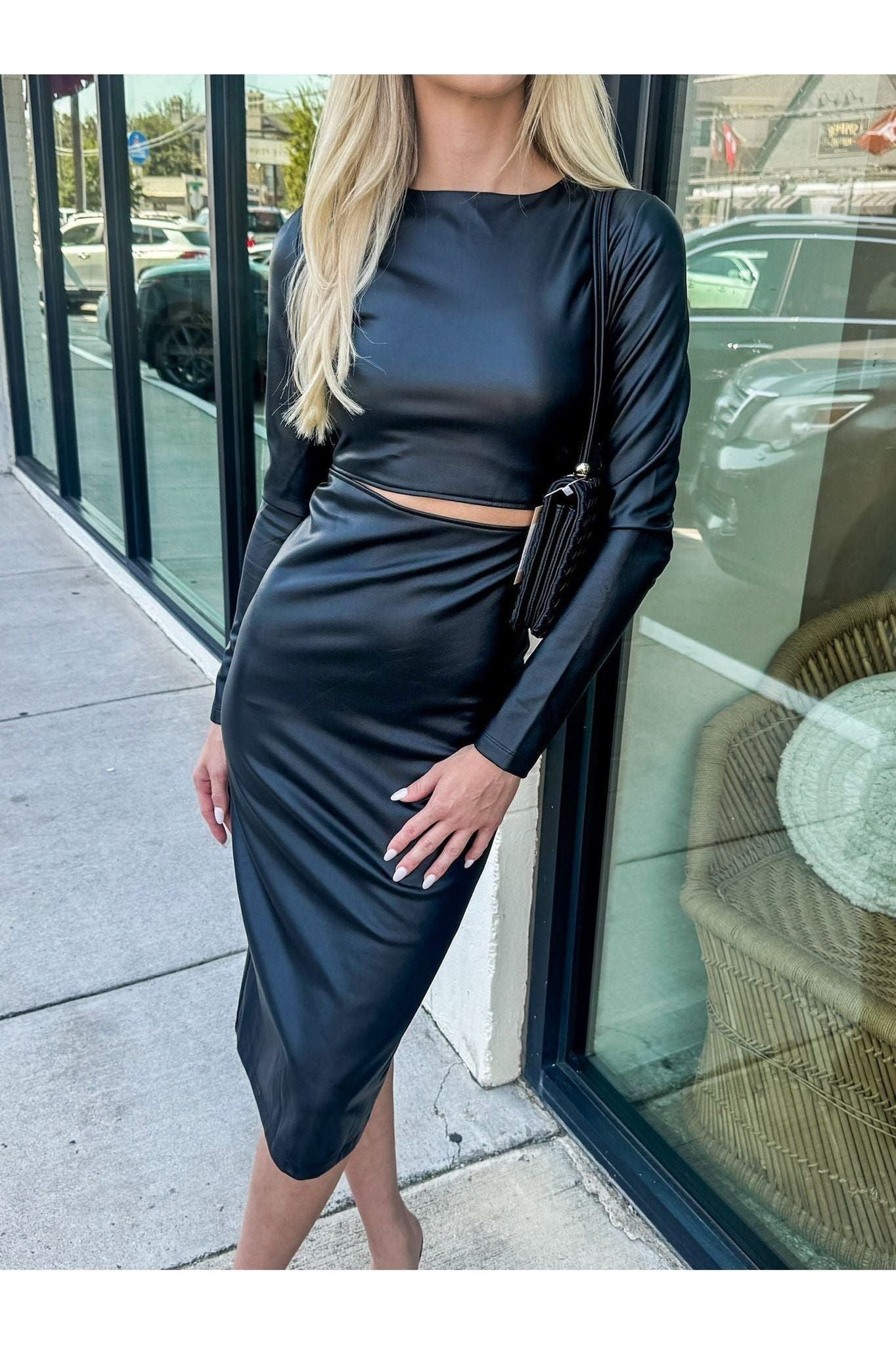 Trina Cut Out Midi Dress - Keepsake