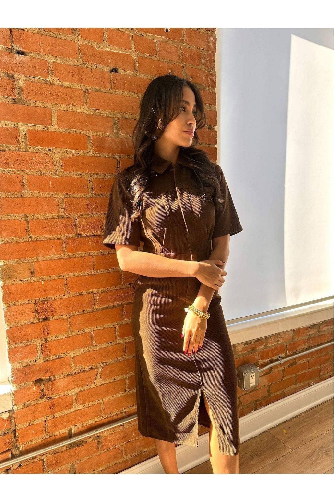 Velvet Canyon Cord Dress - Keepsake