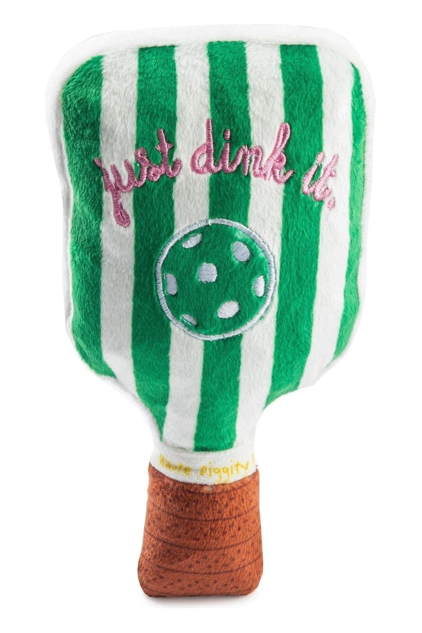 Green Stripe Pickleball Paddle by Haute Diggity Dog - Keepsake