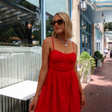 Lannie Shirred Mini Dress