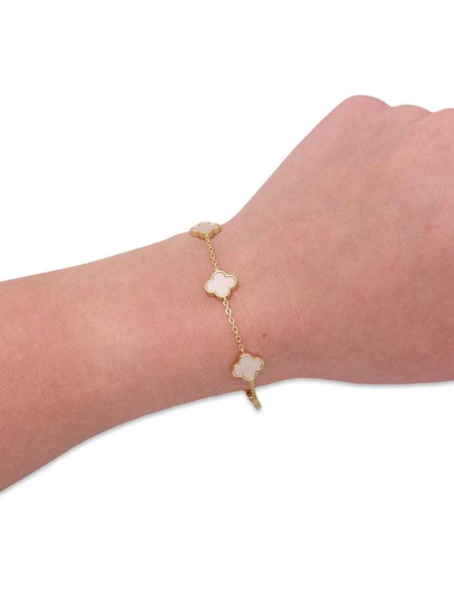 Mother of Pearl Clover Bracelet - Keepsake