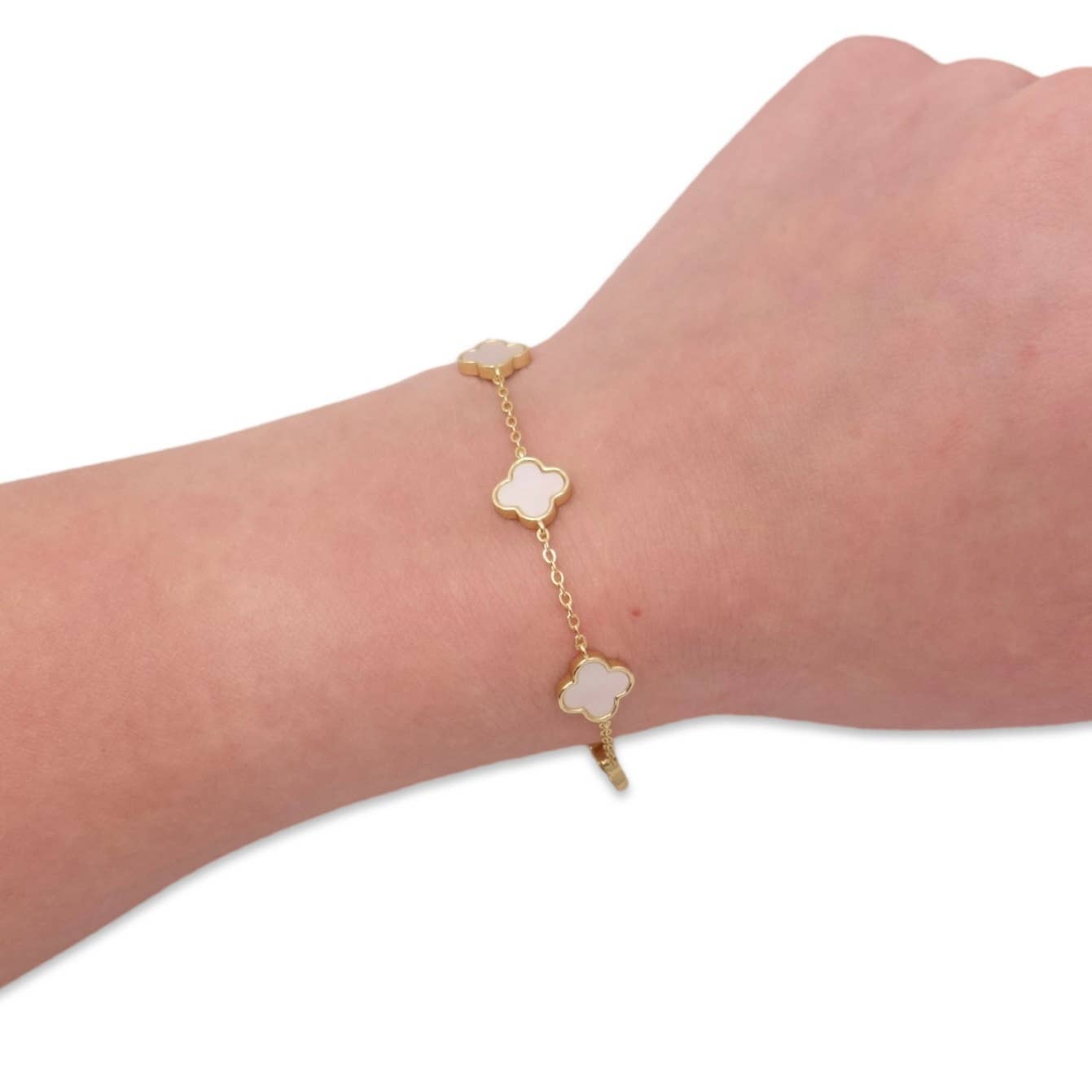 Mother of Pearl Clover Bracelet - Keepsake