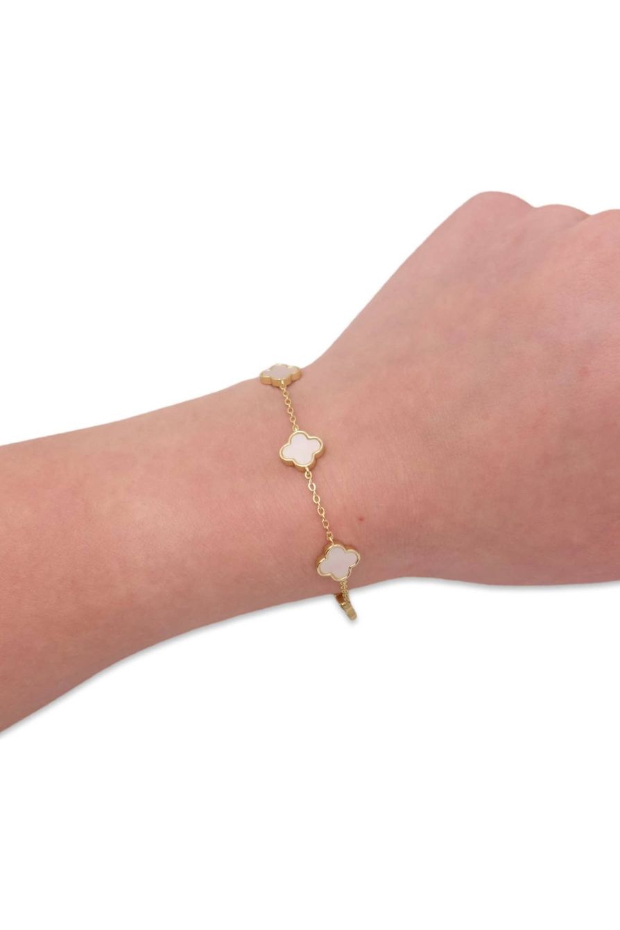 Mother of Pearl Clover Bracelet - Keepsake