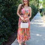 Sunset Ridge Pleated Midi Dress