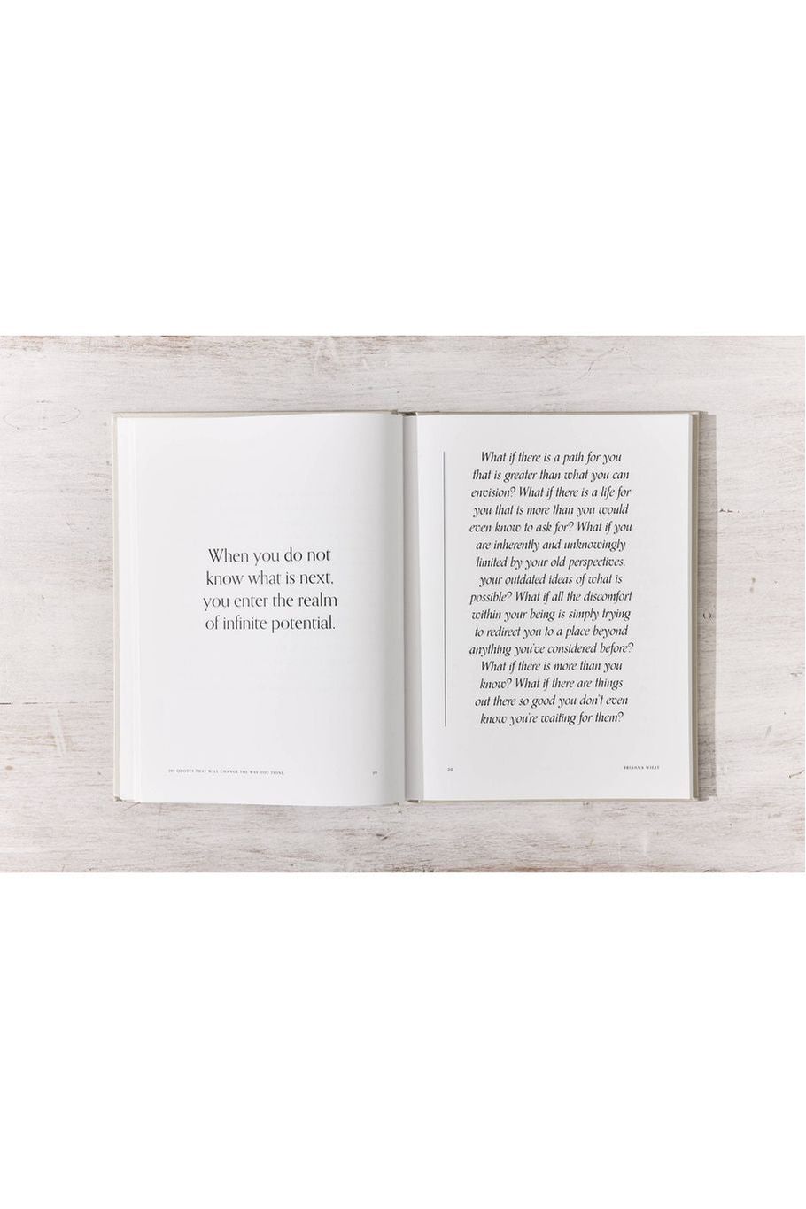 101 Quotes That Will Change The Way You Think - table book - Keepsake