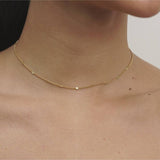 Dainty Sparkle Chain Choker