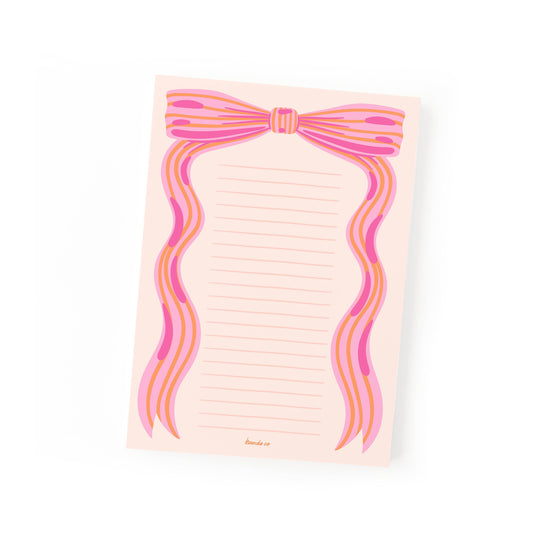 Little Bow Pink Notepad - Keepsake