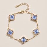 Colorful Charm Bracelet - Silver