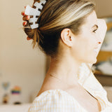 Classic Hair Clip | Large | Coconut White