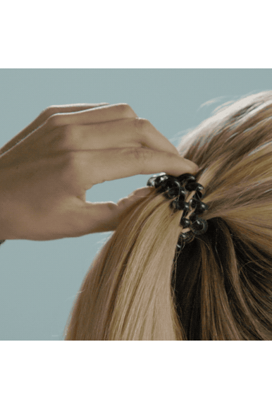 Spiral Hair Coils | Large | Jet Blac Hair Ties - Keepsake
