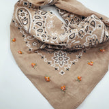 Bandana - Mini Bouquet Tan