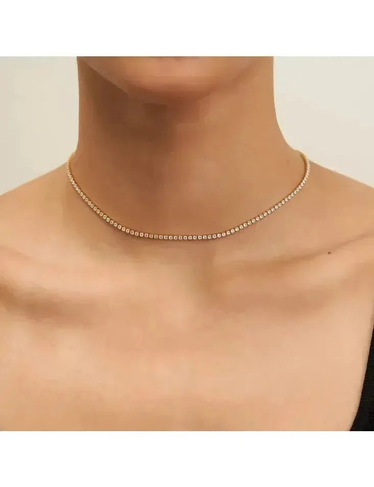 18K Gold Tennis Choker - Keepsake