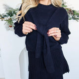 Navy skirt
