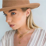 24K Gold Hammered Texas Pendant Necklace - Keepsake