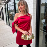 Red Velvet Mini Dress