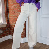 Scissor Cut Wide Leg Jeans