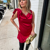 Red Velvet Mini Dress