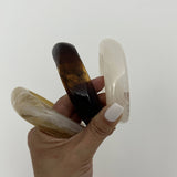 Resin Acrylic Bangle - Brown