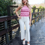 Ripple Effect Tank - Pink