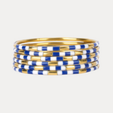 Veda Bangles - Blue/White