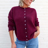 Piper Cardigan - Wine
