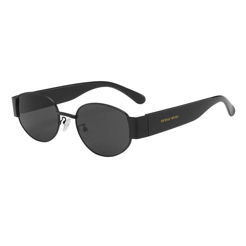 Elliott Polarized Sunglasses: Brown/Gold