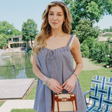 Backyard Barbecue Romper - Navy