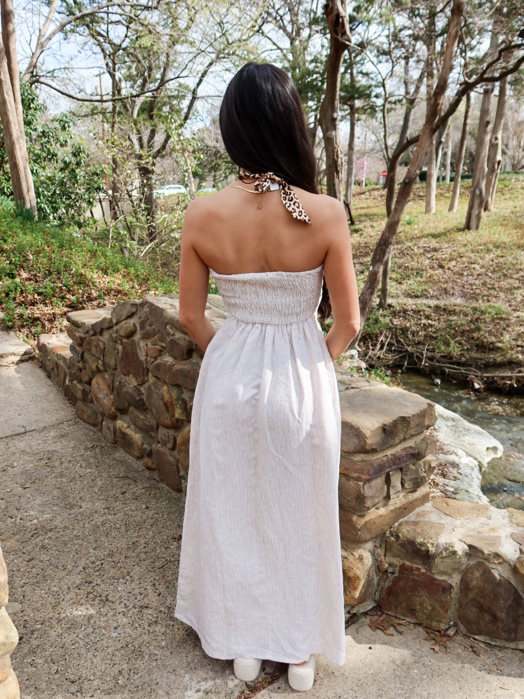 Sienna Strapless Maxi Dress - Melange M Sienna Strapless Maxi Dress - Melange M