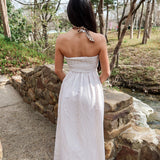 Sienna Strapless Maxi Dress - Melange