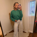 Scissor Cut Wide Leg Jeans