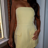 Strut In Style Romper- Butter