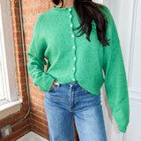 Piper Cardigan - Kelly Green