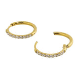 Diamond Hoops 18mm