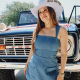 Double Take Romper - Denim