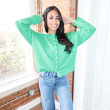 Piper Cardigan - Kelly Green