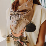 Bandana - Mini Bouquet Tan