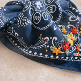 Bandana - Floral / Navy