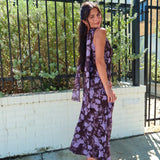 Shadow Bloom Maxi Dress
