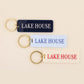 Lake House Keychain: Sky Blue / Keychain with Hang Tag - Keepsake