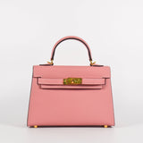 Jana Leather Satchel Bag- Red