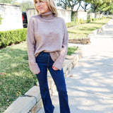 Keep it Cozy Turtleneck - Mocha