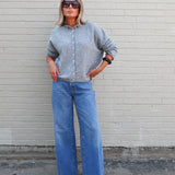 Piper Cardigan - Heather Grey