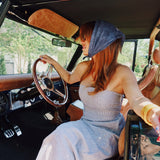 Sienna Strapless Maxi Dress - Denim