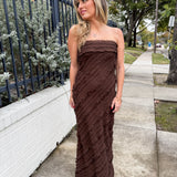 Espresso Drift Maxi Dress
