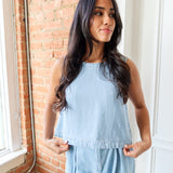 It's Pouring Sleeveless Top