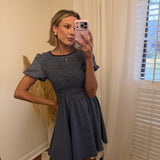 Frankie Smocked Mini Dress