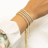 Pull Tie Tennis Bracelet