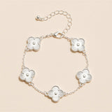 Colorful Charm Bracelet - Silver/White
