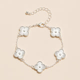 Colorful Charm Bracelet - Black/White/Gold