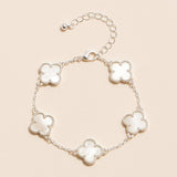 Colorful Charm Bracelet - Black/White/Gold